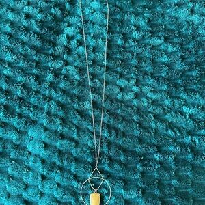 Elegant Gold tone Pendant Necklace